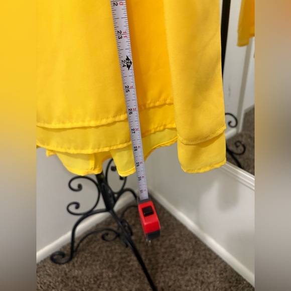 Tacera Sunny Yellow Sleeveless Tank Top - Picture 4 of 6